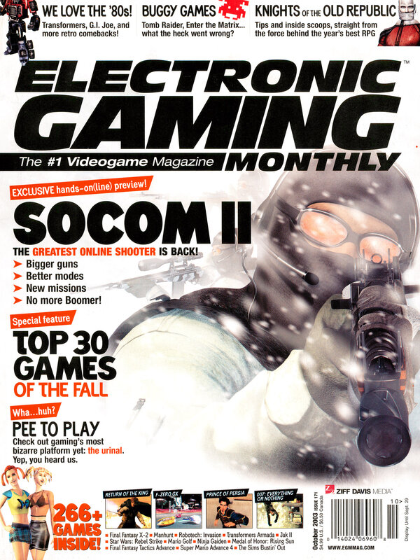 Electronic Gaming Monthly Issue 171 (October 2003) cover